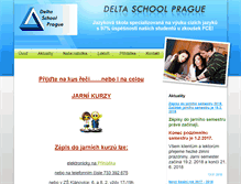 Tablet Screenshot of deltaschool.cz