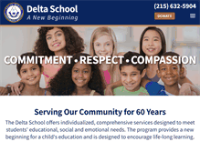 Tablet Screenshot of deltaschool.us